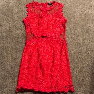 Red Lace dress